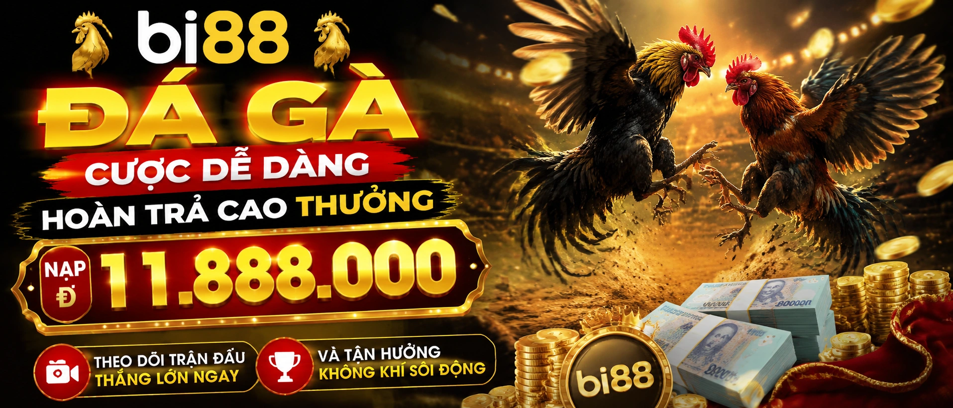 Giao diện Đá Gà BI88 trên mobile